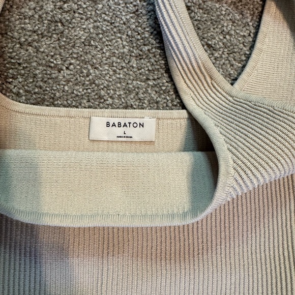 Babaton Cream Ribbed Tank Top - Picture 3 of 3